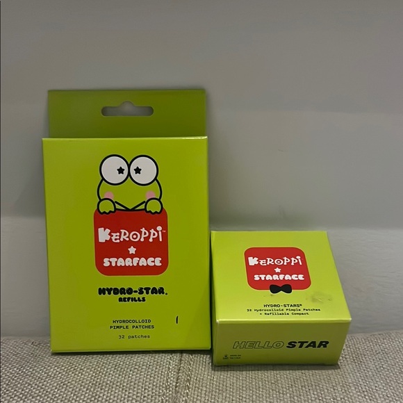 Starface Keroppi hydro-star pimple patches BOTH The compact plus the refills - Picture 6 of 11